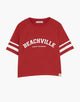 Beachville Rouge T Shirt Femme