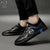 Mazda Black Leather Shoes-Shoes-luxfashioneng-Pixefy