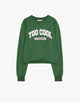 Too Cool Vert Sweat shirt Femme
