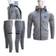 Survêtement Homme Training Gris Bandes Noir Logo Audi RS