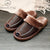 Mercedes Benz Leather Winter Slippers-Slippers-luxfashioneng-Pixefy